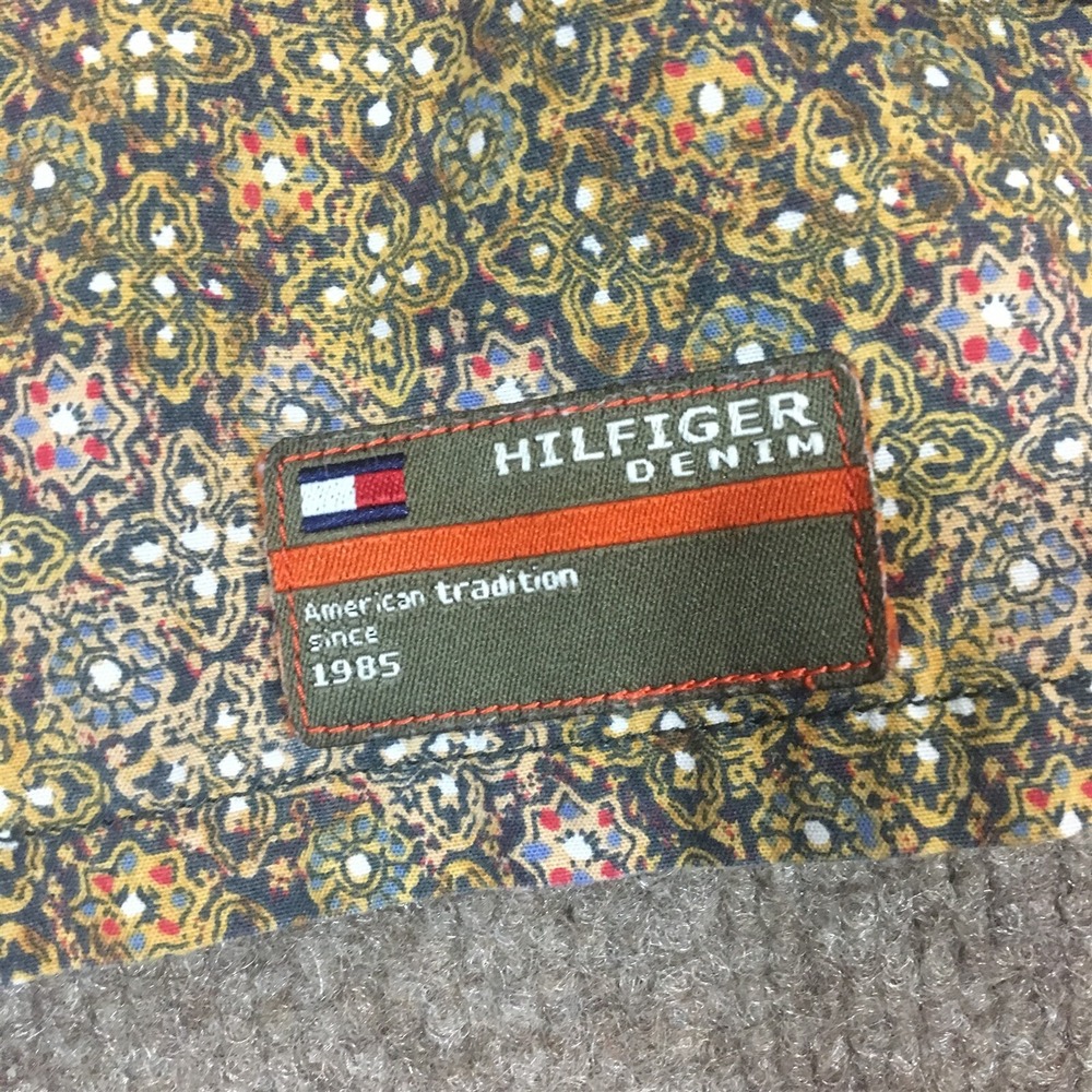 Tommy Hilfiger Denim Paisley Button Down Long Sleeve Shirt Men's Size Medium - Picture 5 of 6